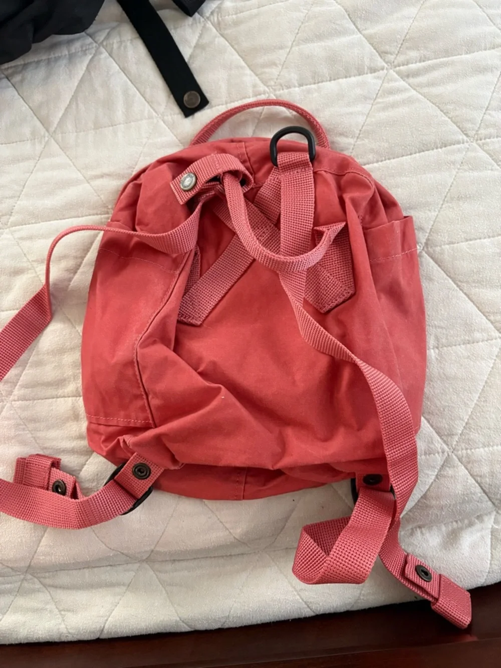 Fjallraven Kånken Mini Backpack in Coral Pink - Picture 2 of 3